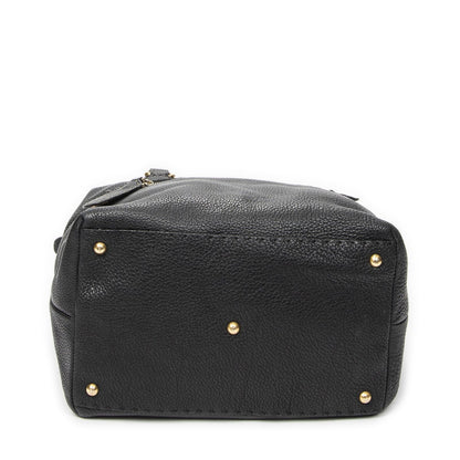 Fendi Selleria Boston Black Leather — view 6