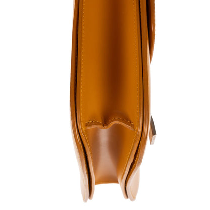 Celine Medium Classic Box Dark Yellow Smooth Calfskin — view 8