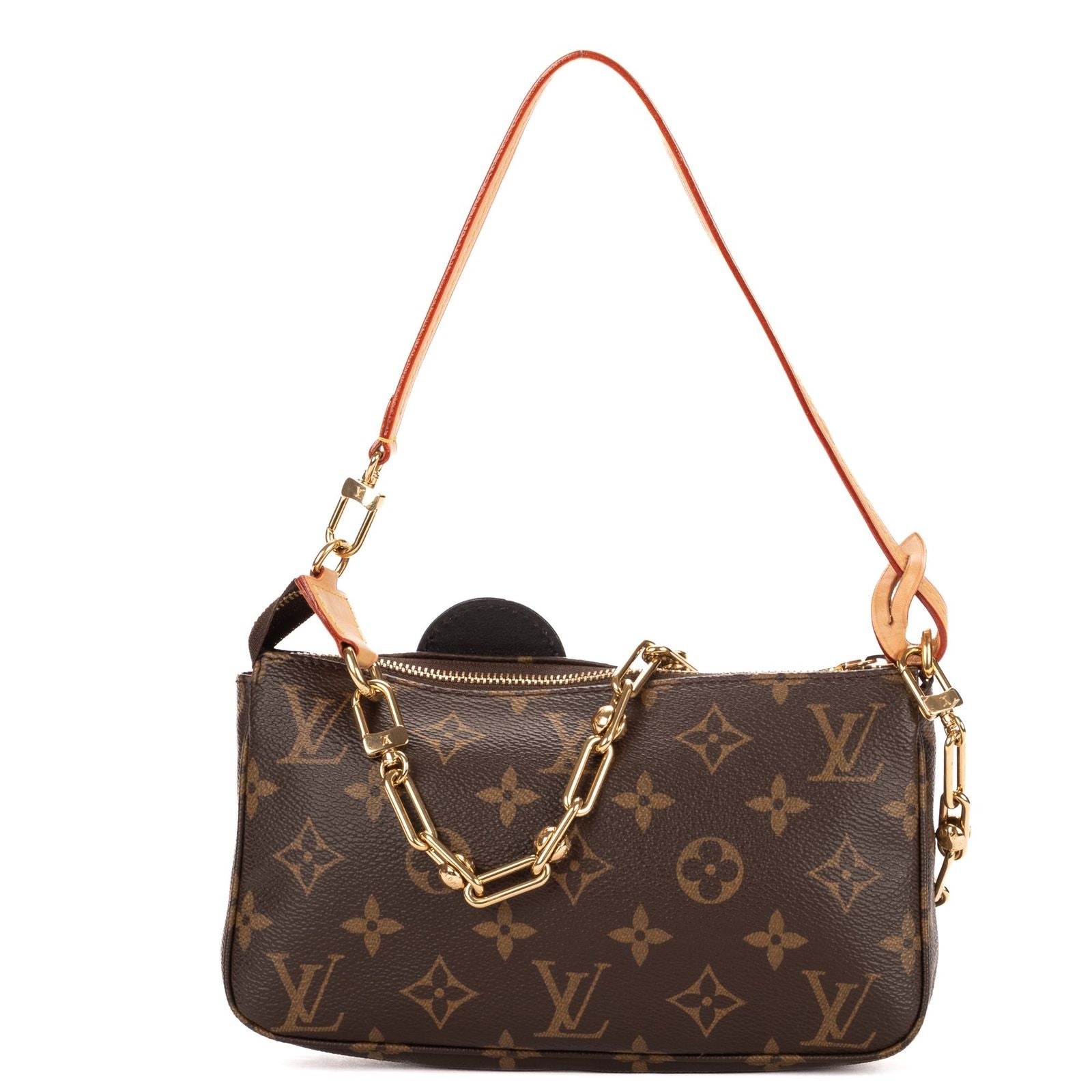 Louis Vuitton Takashi Murakami Panda Pochette Brown — view 5