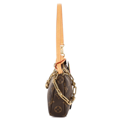Louis Vuitton Takashi Murakami Panda Pochette Brown — view 4