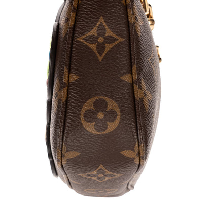 Louis Vuitton Takashi Murakami Panda Pochette Brown — view 7