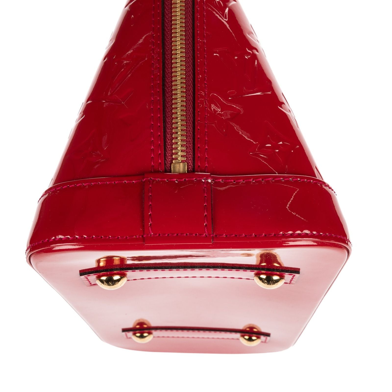 Louis Vuitton Alma Pomme D'amour Monogram Vernis Handbag — view 7