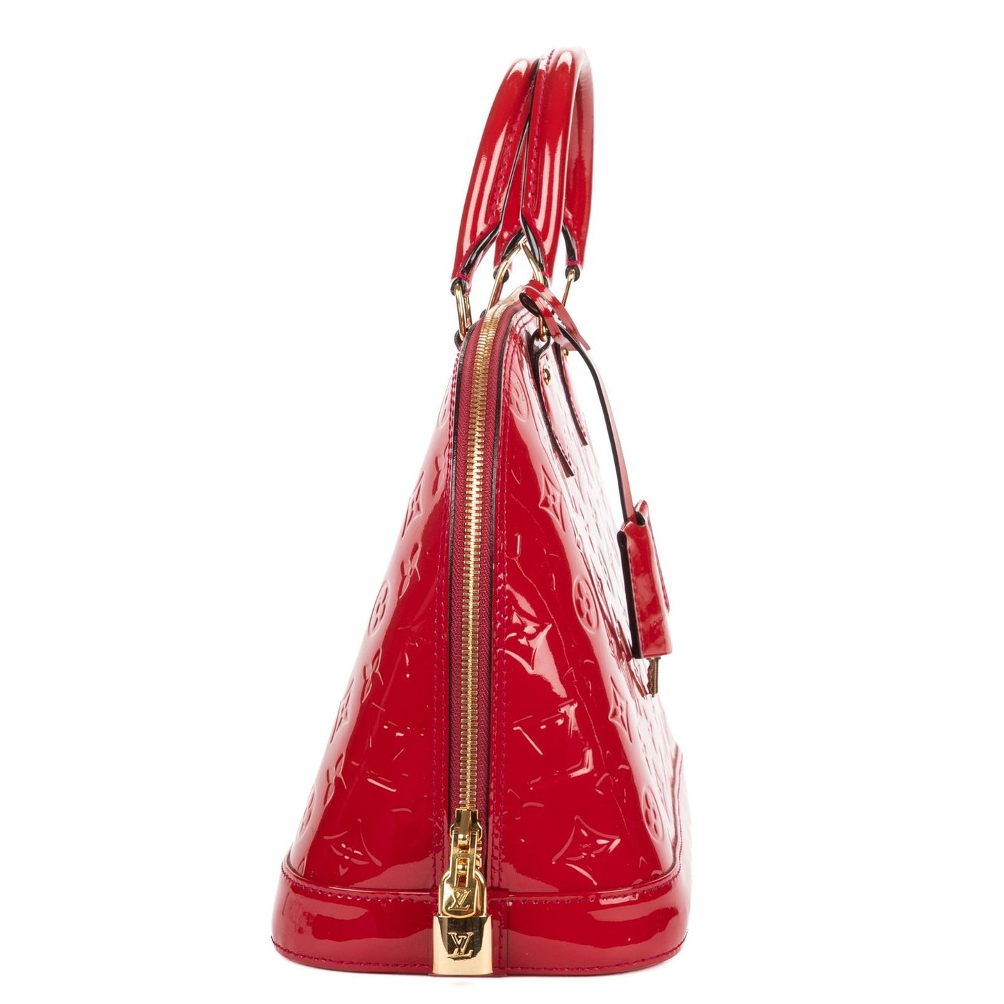 Louis Vuitton Alma Pomme D'amour Monogram Vernis Handbag — view 4