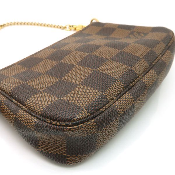 Louis Vuitton Mini Pochette Accessoires Damier Trunk Print Mini Pouch Included — view 3