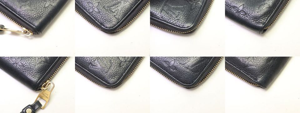 Louis Vuitton Monogram Empreinte Zippy Wallet Zip Around — view 5