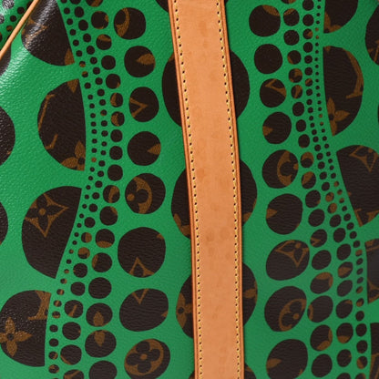 Louis Vuitton Monogram Pumpkin Keepall Bandouliere 55 Green 2-Way Boston Bag — view 5