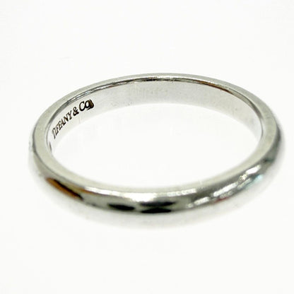 Tiffany & Co Silver Stacking Band Ring Blue — view 6