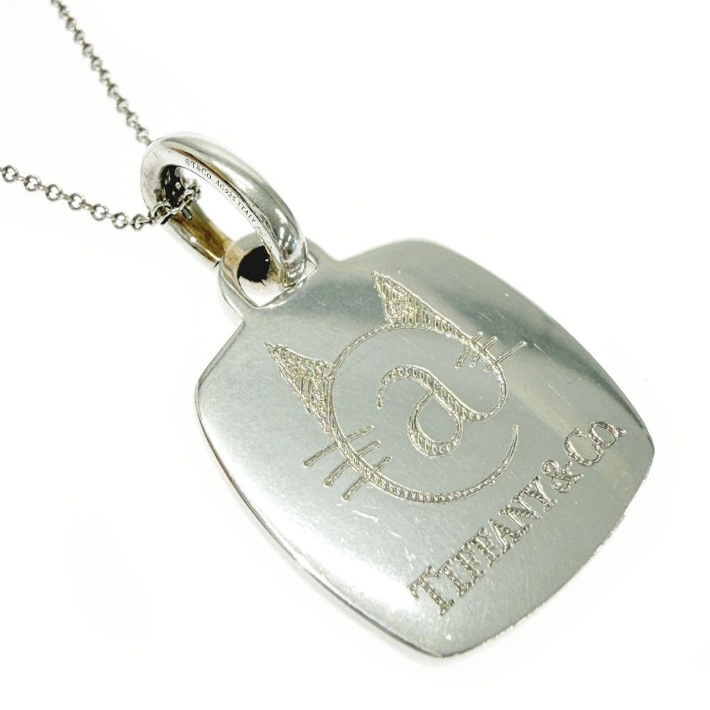Tiffany & Co Silver Cat Street Limited Necklace — view 3
