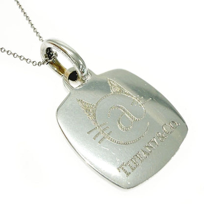 Tiffany & Co Silver Cat Street Limited Necklace — view 3