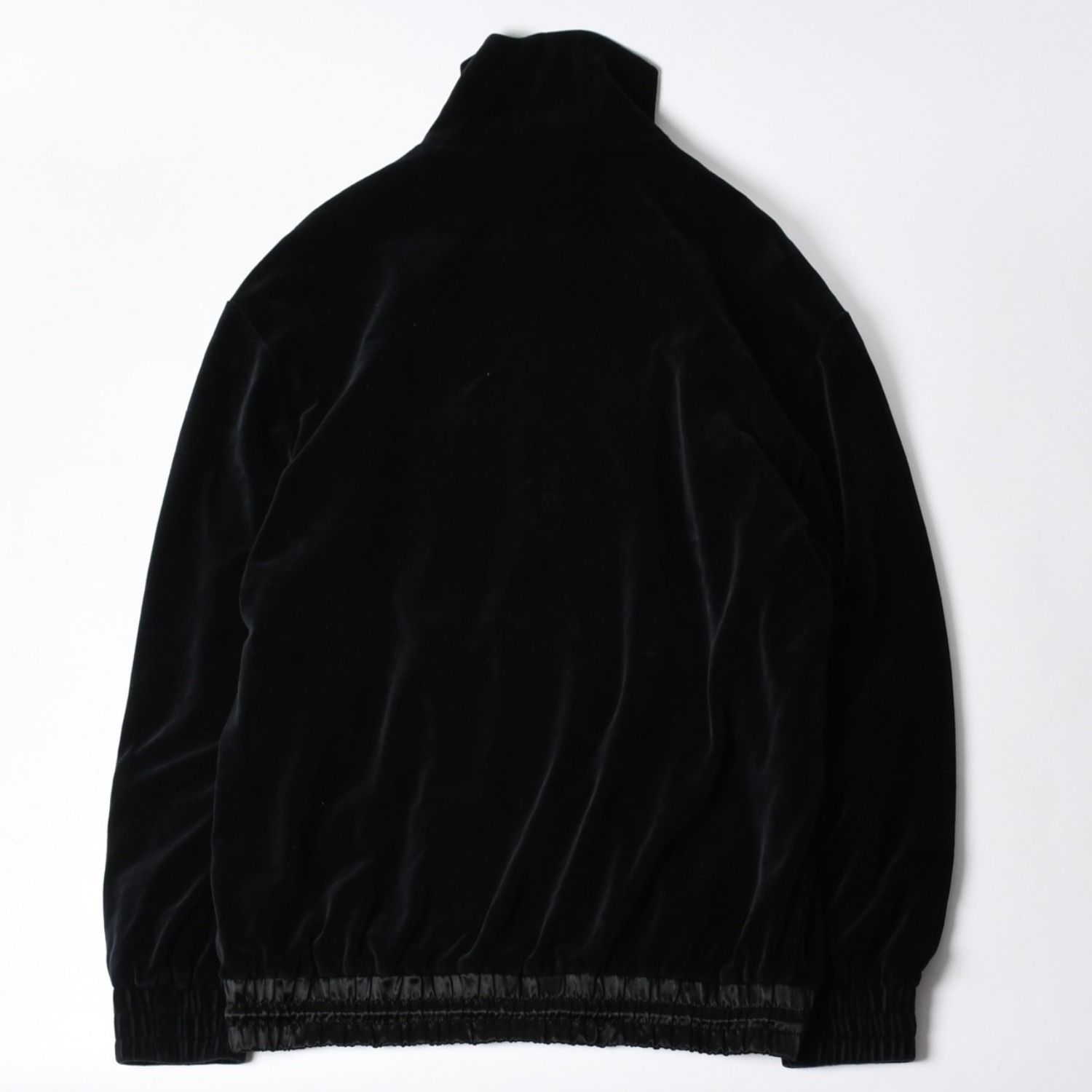 Gucci Maison de 'amour Logo Embroidered Velour Oversized Jacket Black L — view 2