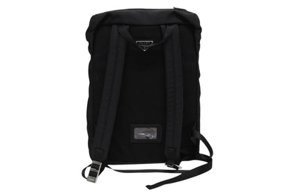 Prada Re-Nylon Backpack Black Silver — view 2