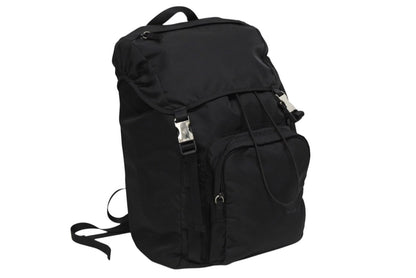 Prada Re-Nylon Backpack Black Silver — view 3
