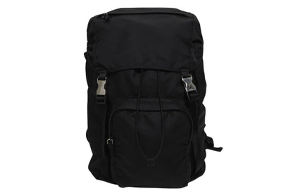 Prada Re-Nylon Backpack Black Silver