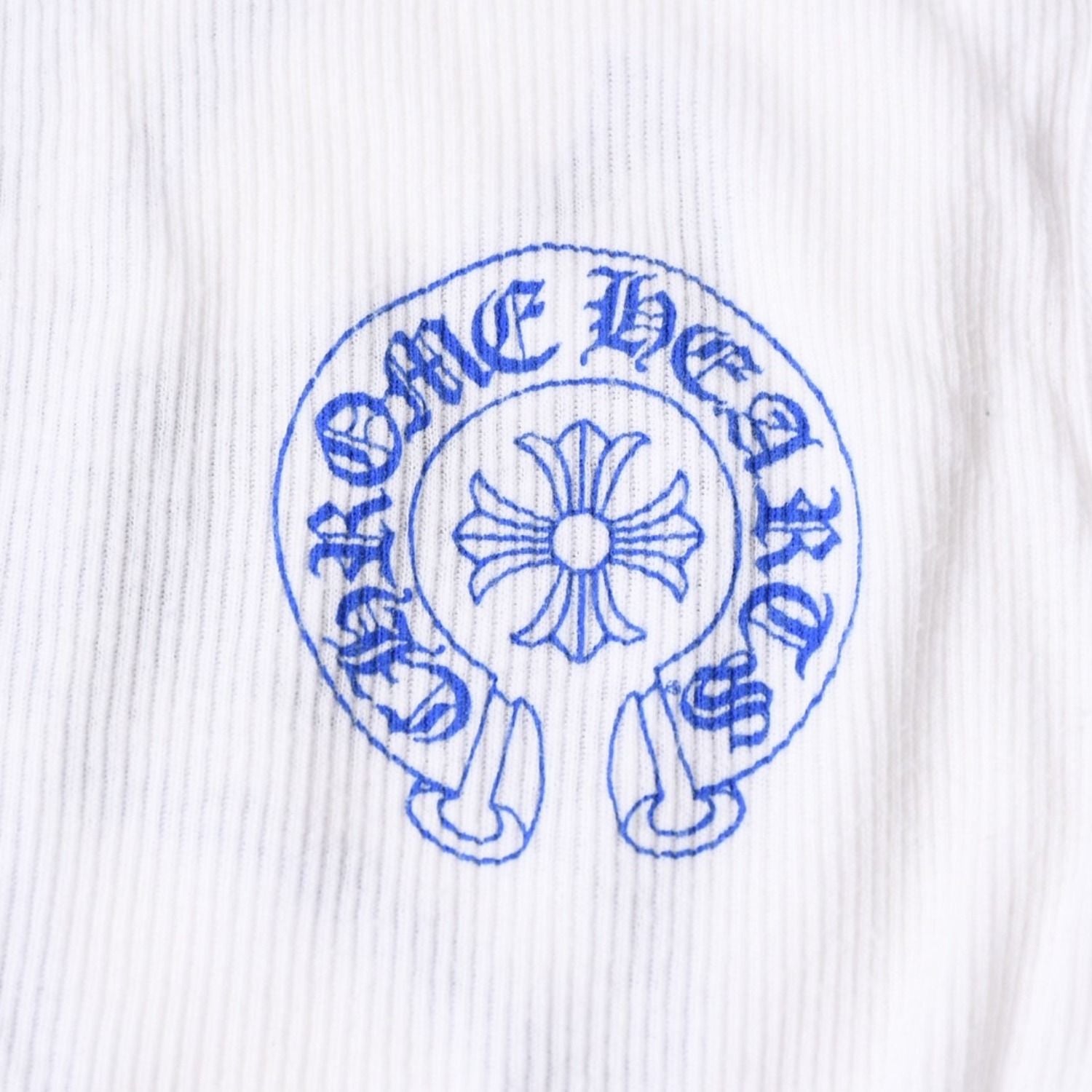 Chrome Hearts Vintage Vine CH Plus Design Tank Top White Black Blue — view 4