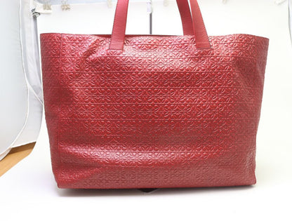 Loewe Repeat Anagram Leather Tote Bag — view 2