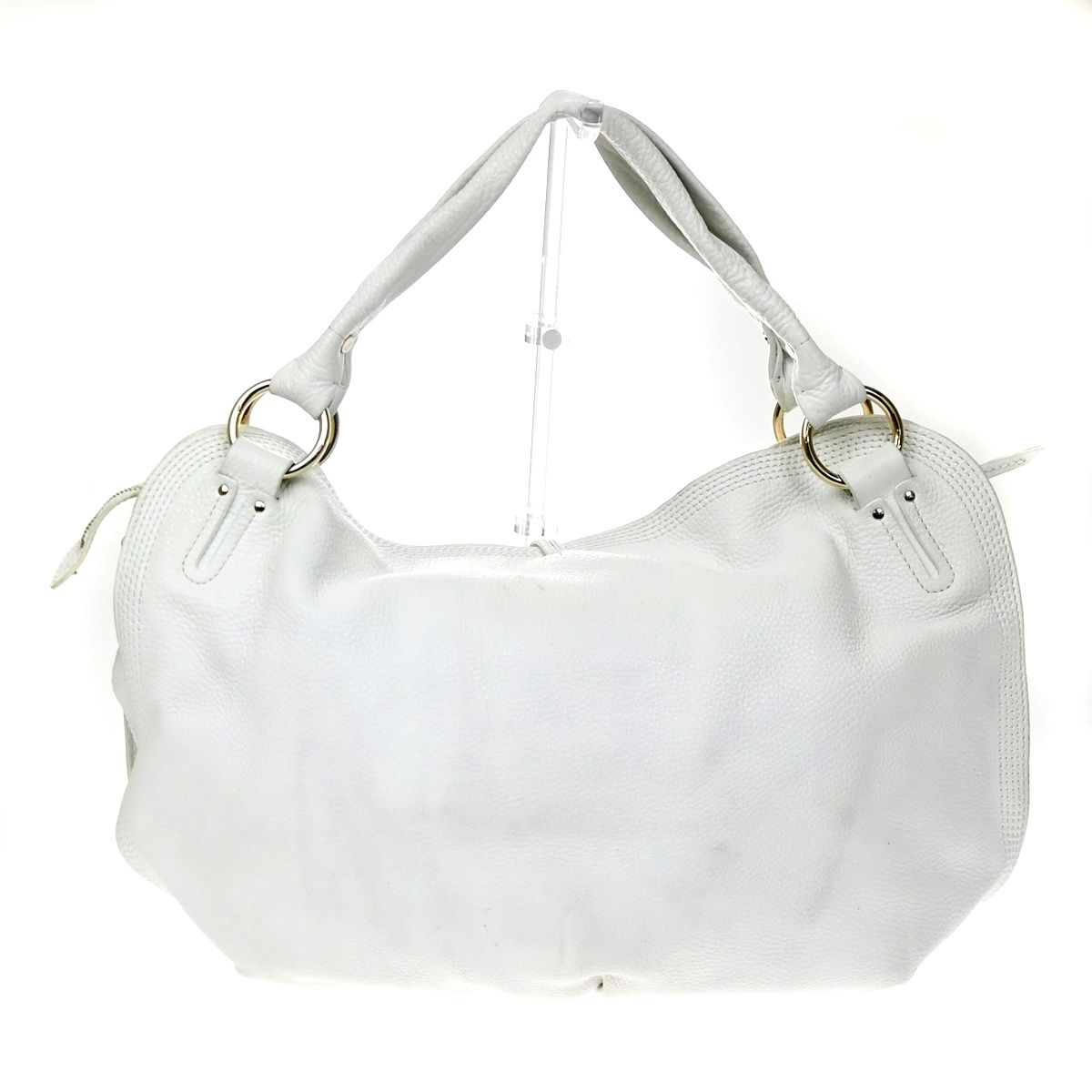 Celine Bittersweet Handbag White Leather — view 4