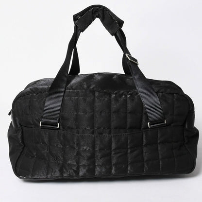 Chanel Sports Line Boston Bag Quilted Black Silver — view 2