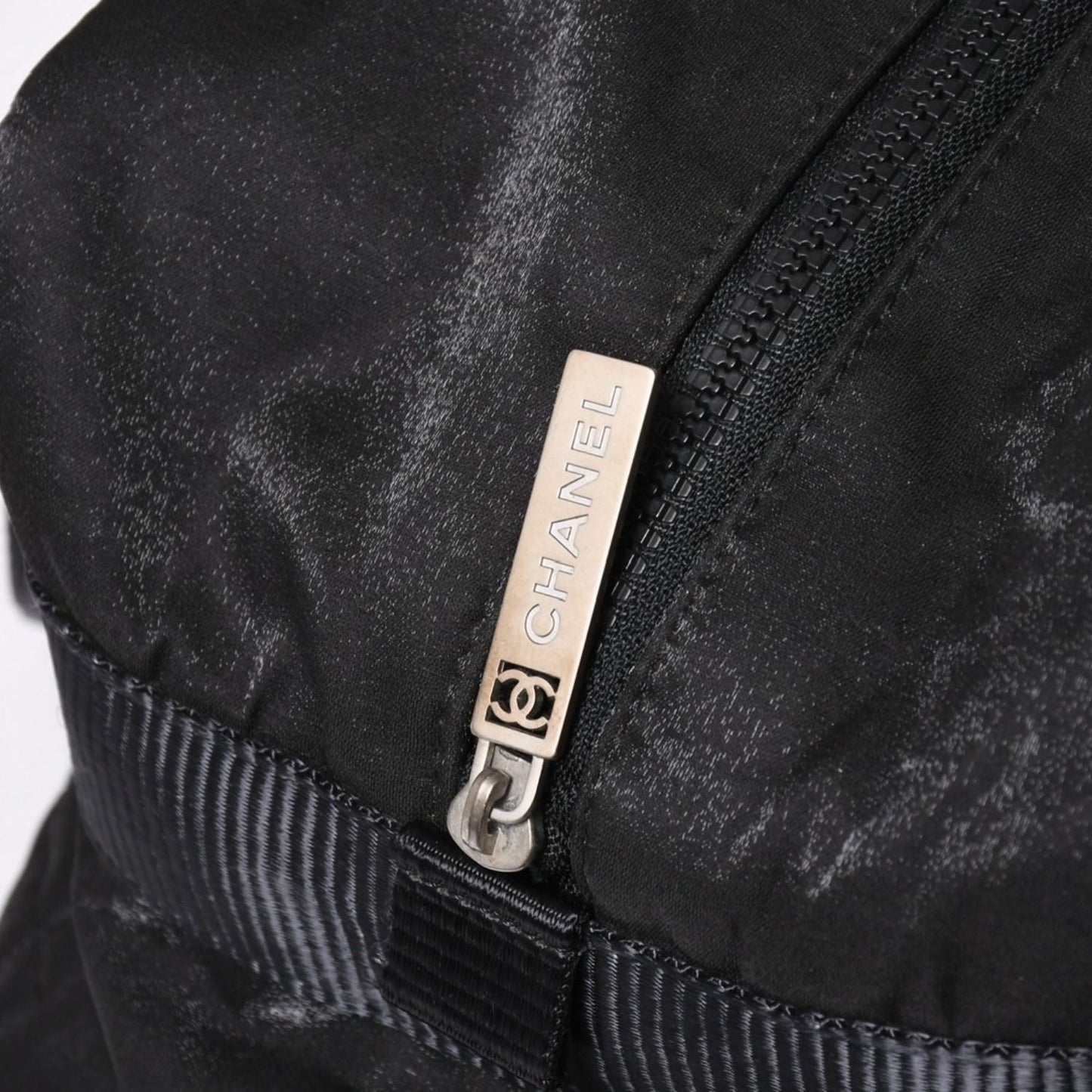 Chanel Sports Line Boston Bag Quilted Black Silver — view 8