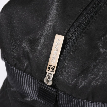 Chanel Sports Line Boston Bag Quilted Black Silver — view 8