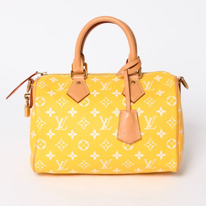 Louis Vuitton Speedy P9 Bandouliere 25 Boston Bag Yellow White — view 2
