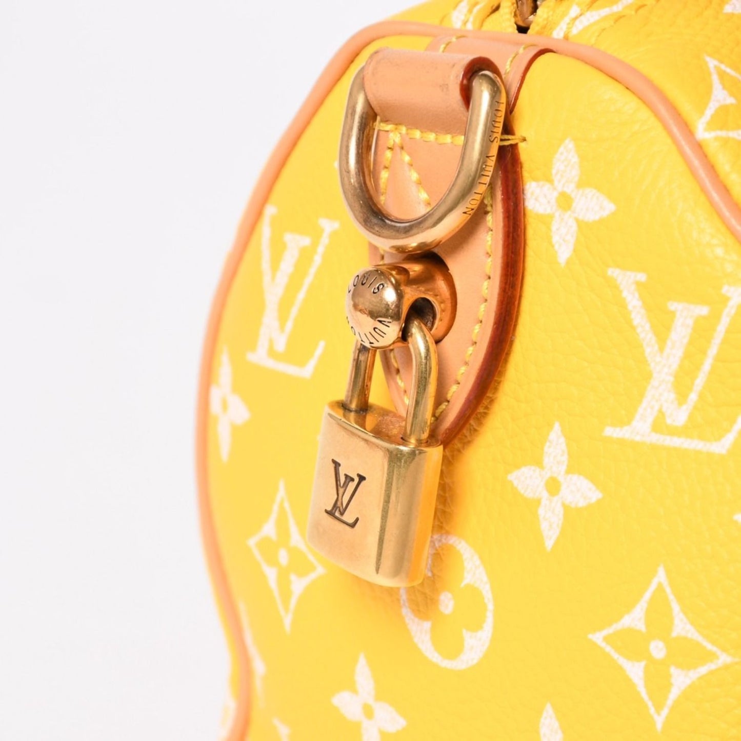Louis Vuitton Speedy P9 Bandouliere 25 Boston Bag Yellow White — view 7