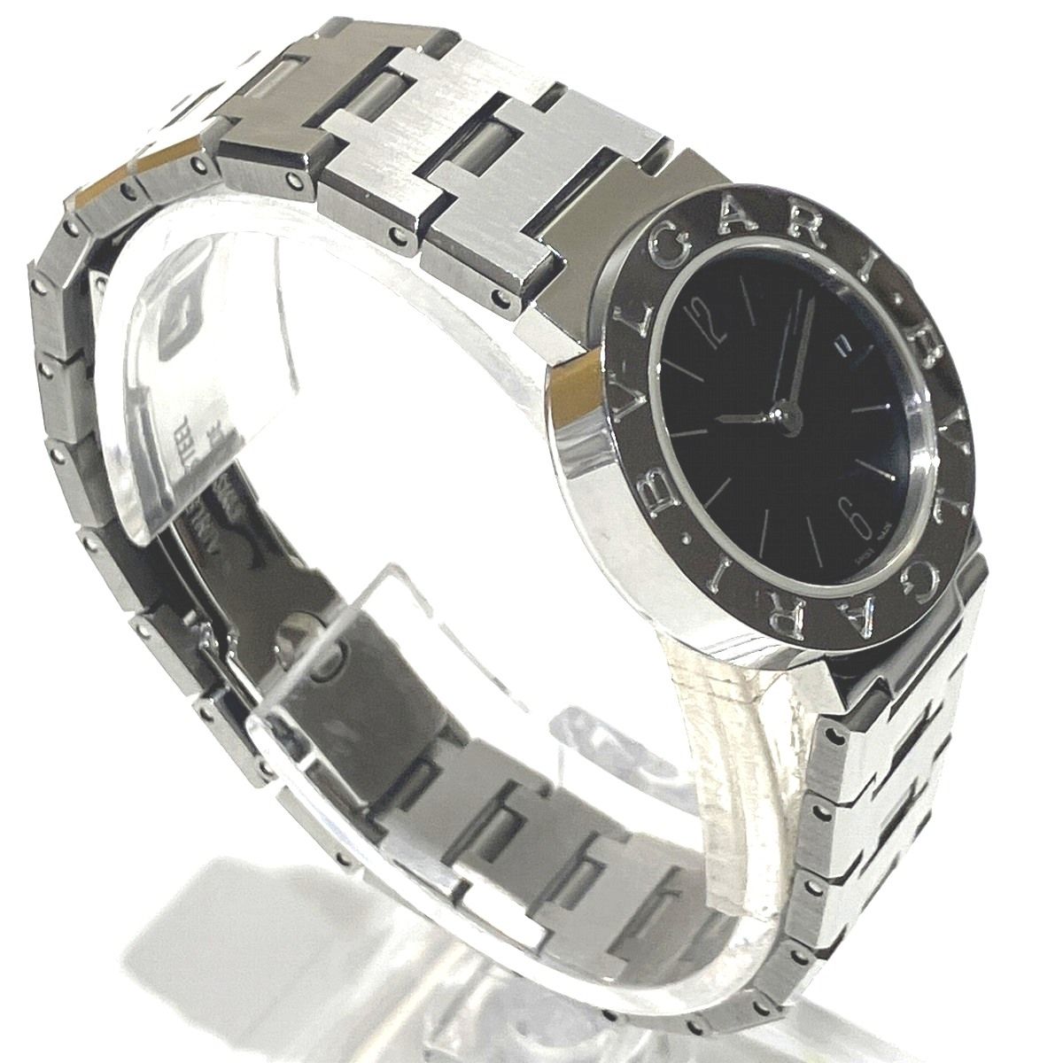 Bvlgari Watch SS Quartz Black Dial — view 3