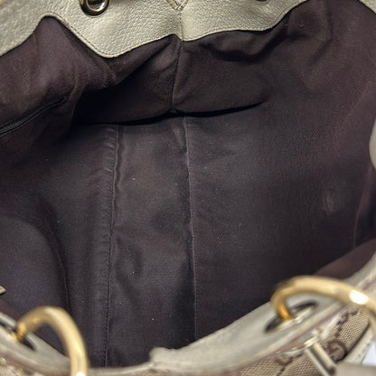Gucci Tote Bag Eclipse Beige Dark Brown Ivory Leather — view 7