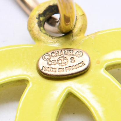 Chanel CC Logo Hoop Earrings 03 Metal Gold Plated Yellow — view 8