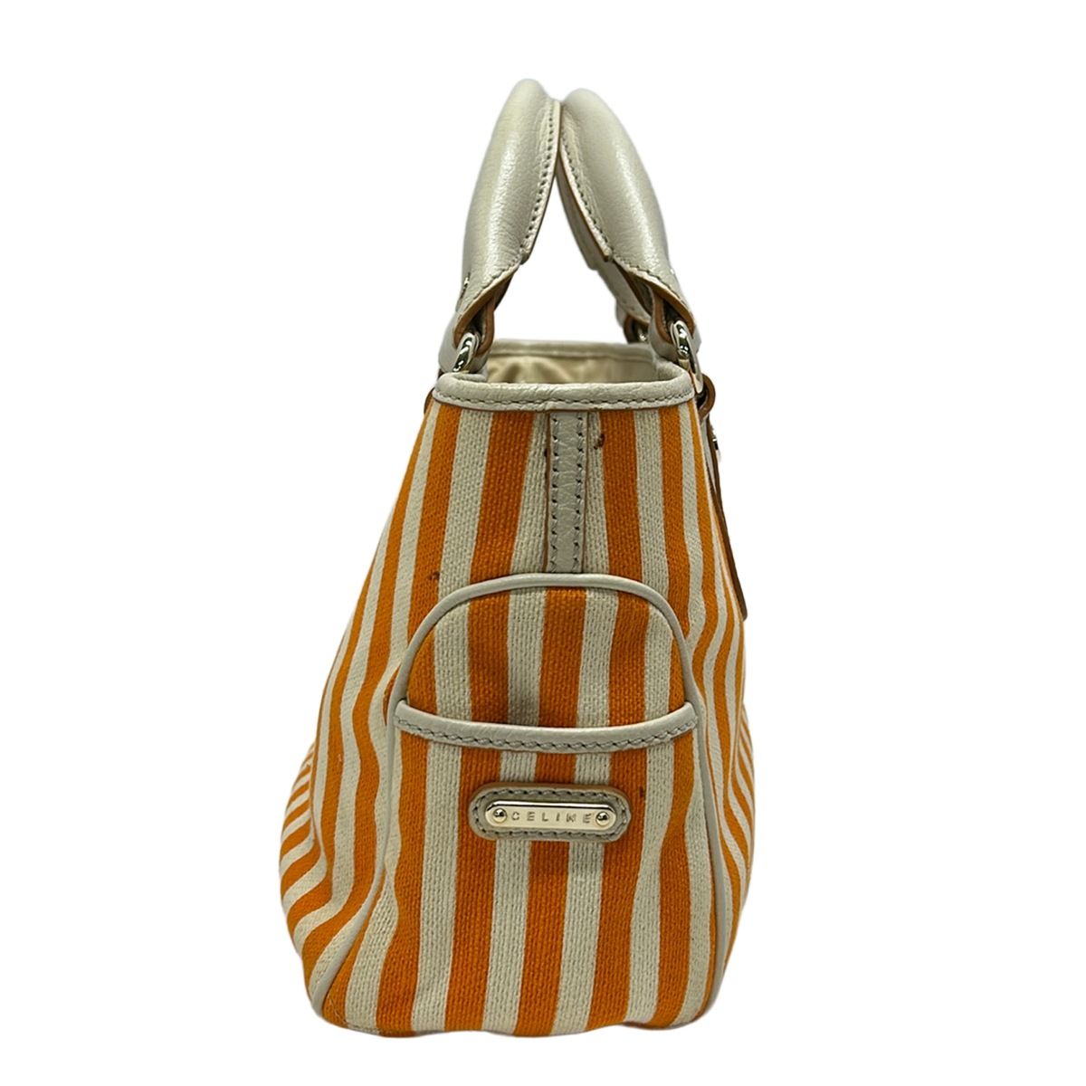 Celine Tote Bag Boogie Ivory Leather — view 2