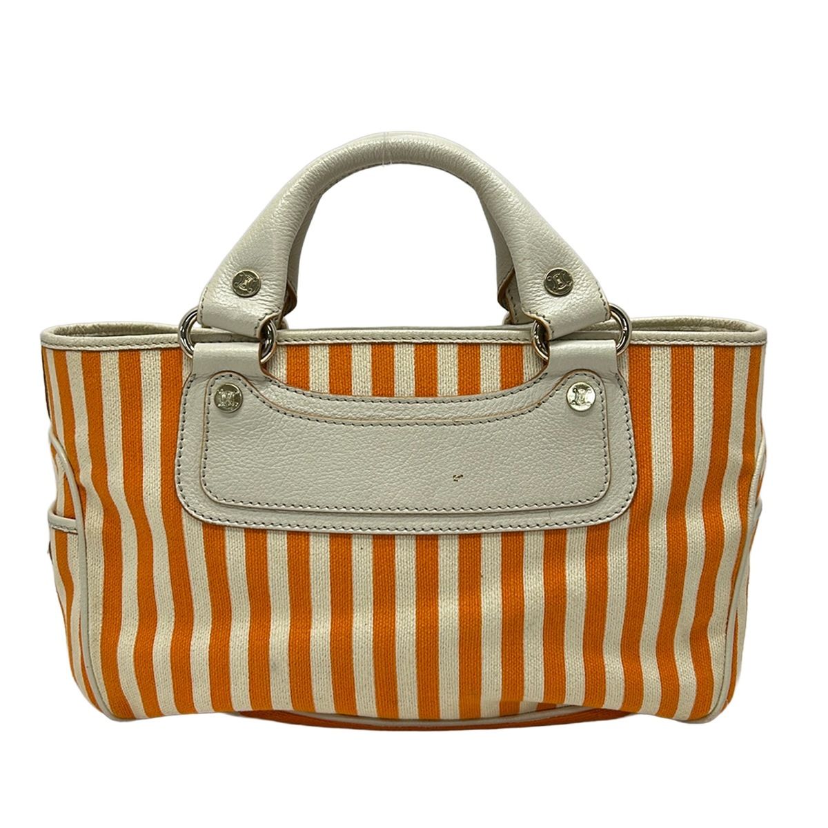 Celine Tote Bag Boogie Ivory Leather