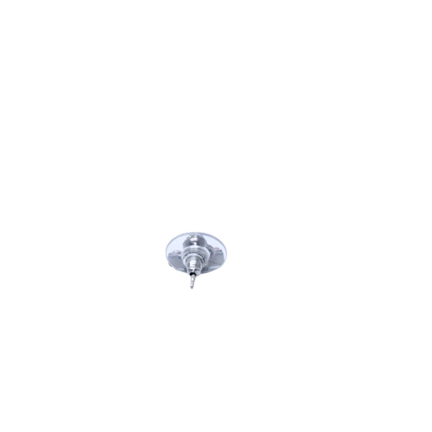 Chanel Earrings Multi Rhinestone Drop CC Logo Silver 05 One Side Dangling CC — view 3