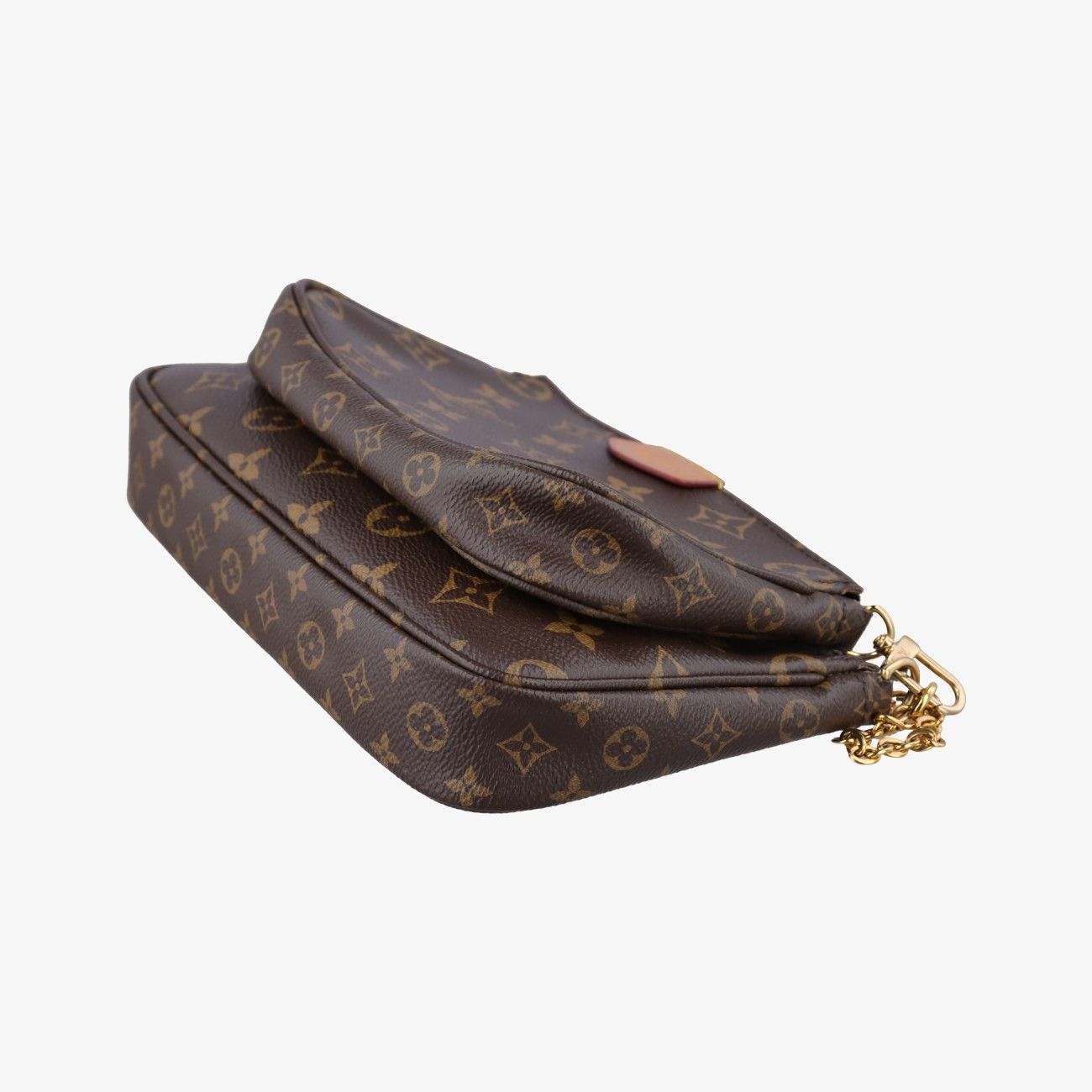 Louis Vuitton Multy Pochette Soir Monogram Brown Khaki Canvas — view 4