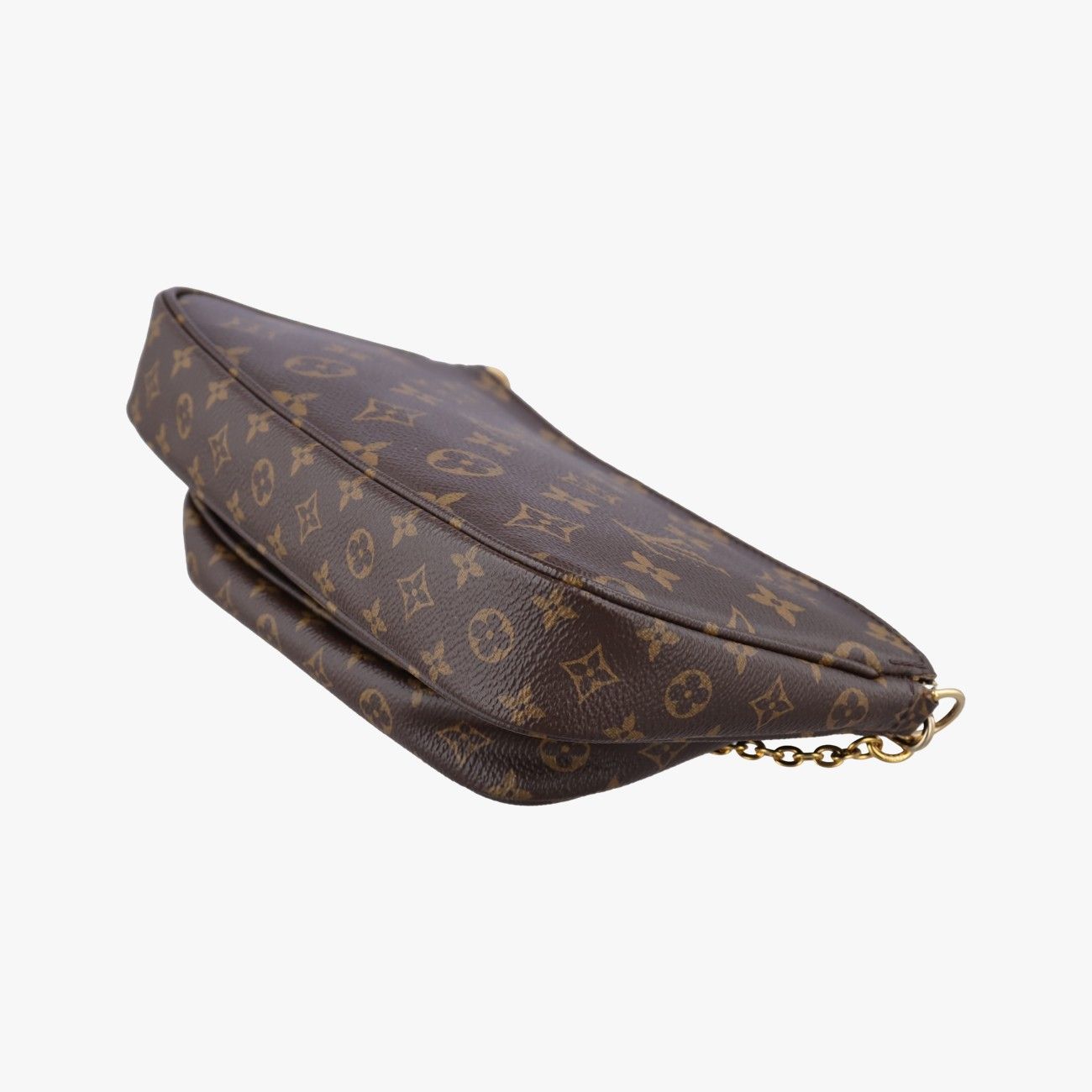 Louis Vuitton Multy Pochette Soir Monogram Brown Khaki Canvas — view 6