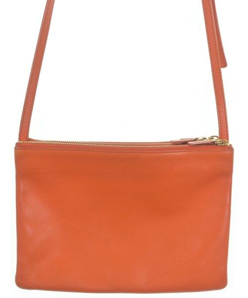 Celine Leather Trio Large Shoulder Bag Orange — view 2