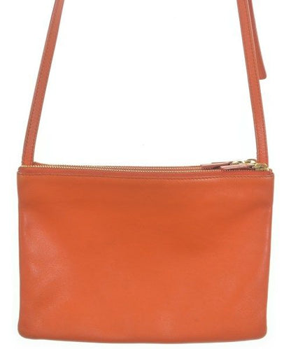 Celine Leather Trio Large Shoulder Bag Orange — view 2