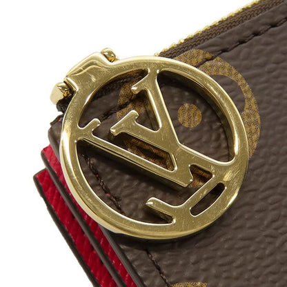 Louis Vuitton Bifold Wallet LV TM Portefeuille Lisa Monogram Canvas Cherry Gold — view 5