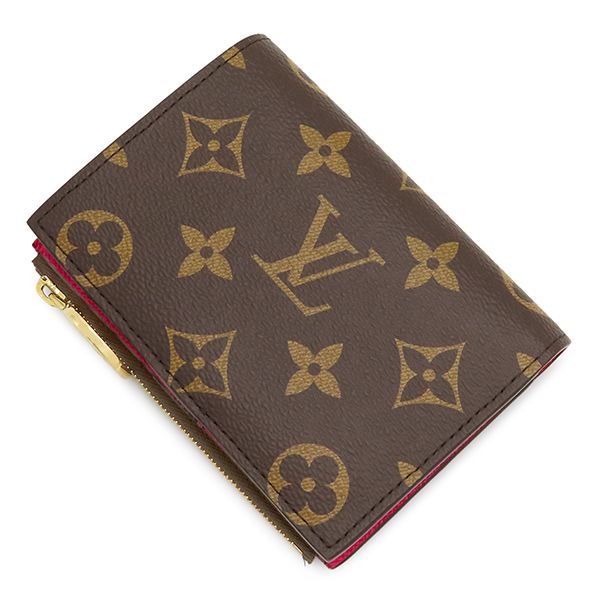 Louis Vuitton Bifold Wallet LV TM Portefeuille Lisa Monogram Canvas Cherry Gold — view 2