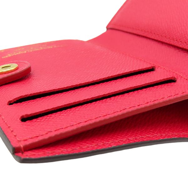 Louis Vuitton Bifold Wallet LV TM Portefeuille Lisa Monogram Canvas Cherry Gold — view 7
