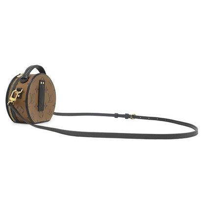 Louis Vuitton Shoulder Bag Mini Boite Chapeau Leather Monogram Reverse Canvas — view 2