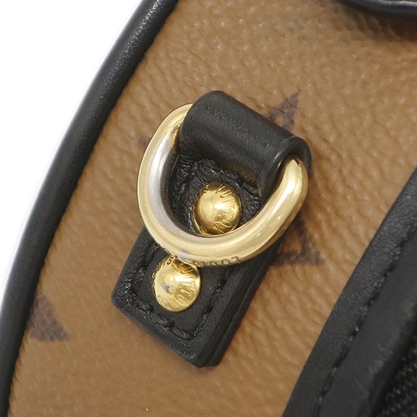 Louis Vuitton Shoulder Bag Mini Boite Chapeau Leather Monogram Reverse Canvas — view 7