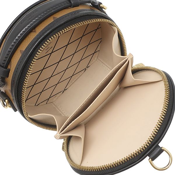 Louis Vuitton Shoulder Bag Mini Boite Chapeau Leather Monogram Reverse Canvas — view 8