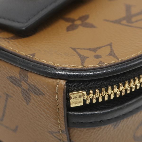Louis Vuitton Shoulder Bag Mini Boite Chapeau Leather Monogram Reverse Canvas — view 4