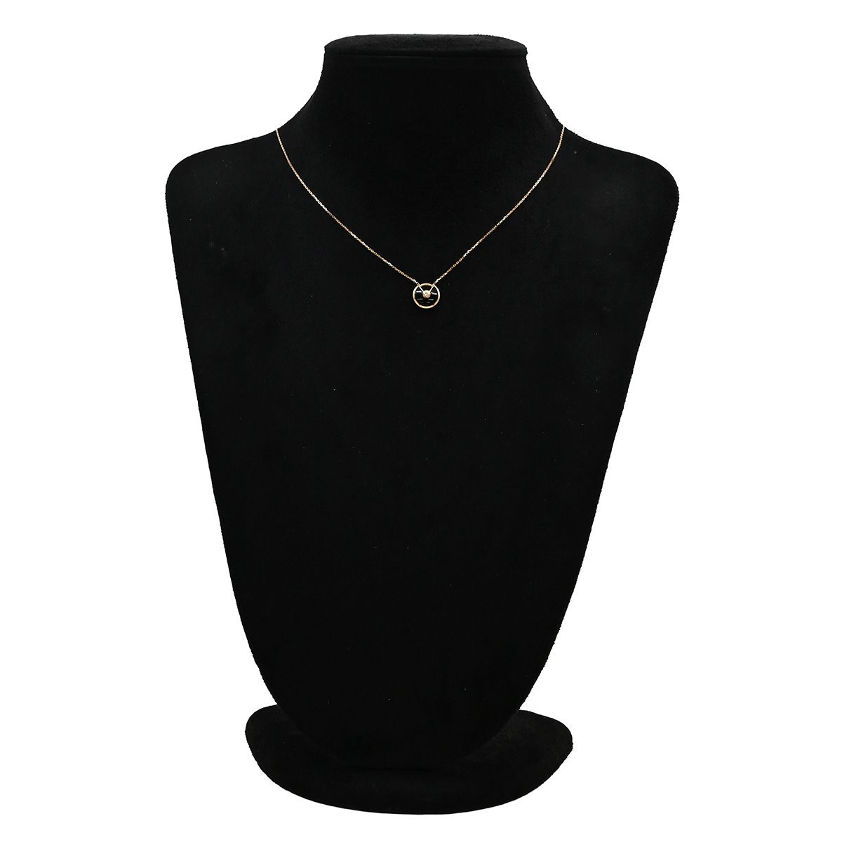 Cartier Necklace Amulette de Cartier Pink Gold Black PG 18k Diamond Onyx — view 7