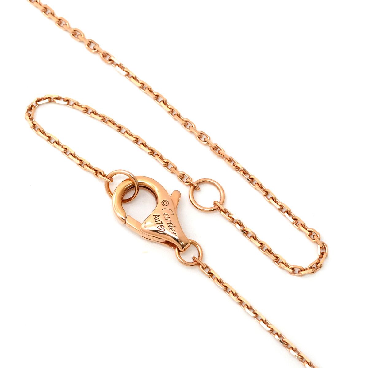 Cartier Necklace Amulette de Cartier Pink Gold Black PG 18k Diamond Onyx — view 4
