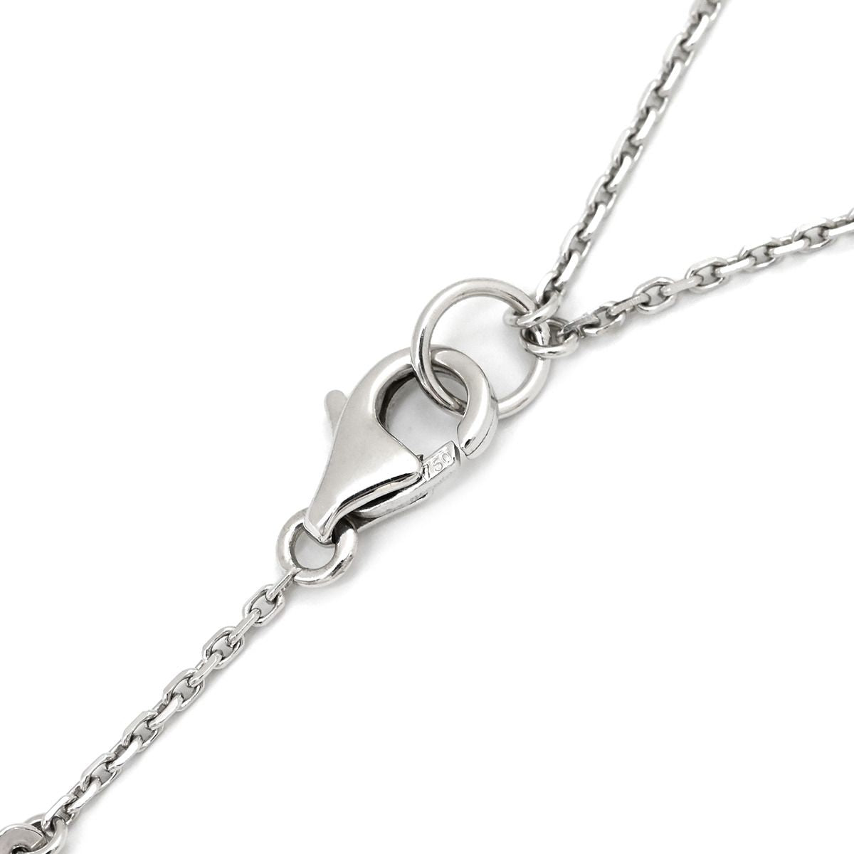Van Cleef & Arpels Necklace Sweet Alhambra Papillon Blue White Gold 18K — view 5