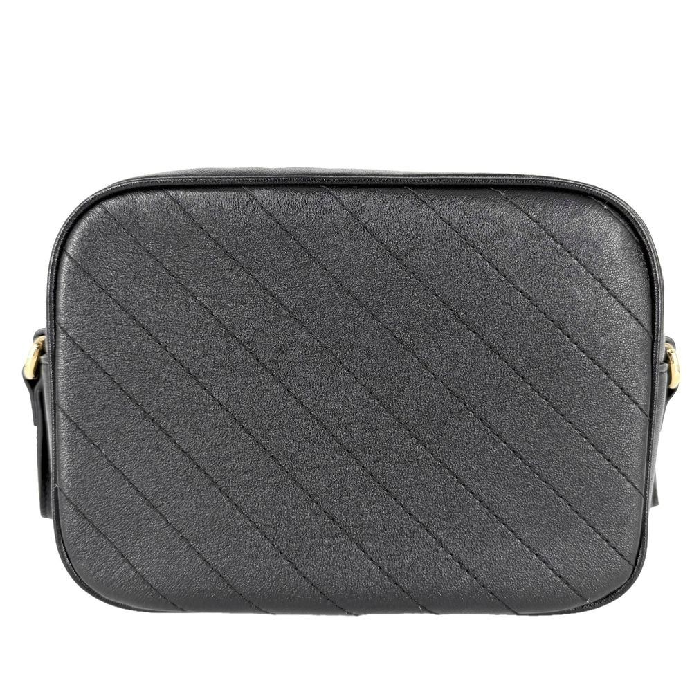 Gucci Shoulder Bag Blondie Interlocking Bag Crossbody Leather Black Gold — view 2