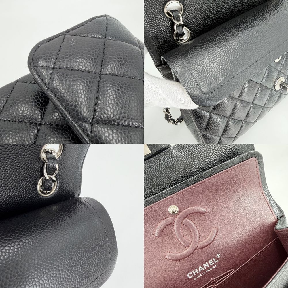 Chanel Shoulder Bag Quilted 23 Double Chain Flap Bag Crossbody CC Logo Turnlock — view 7