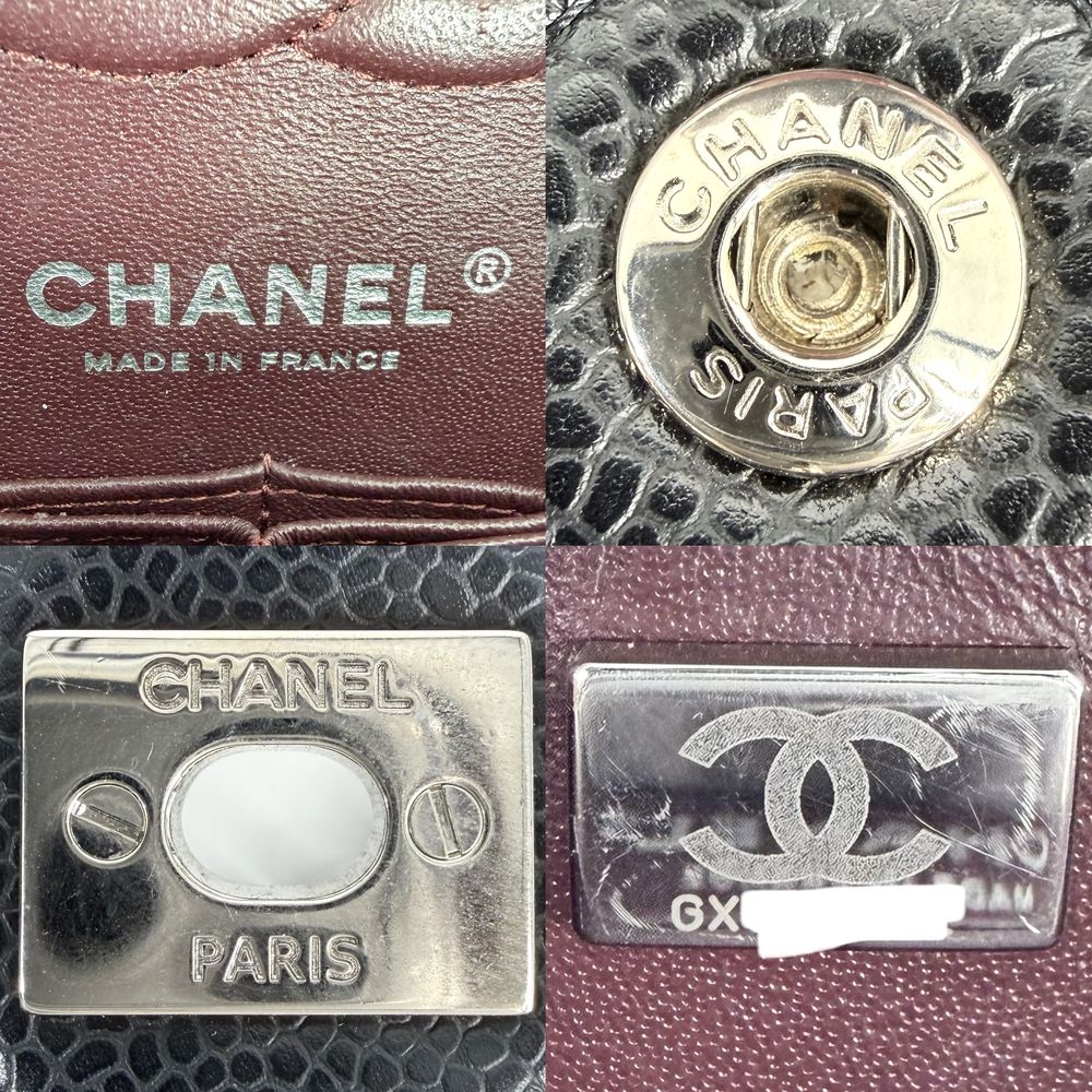 Chanel Shoulder Bag Quilted 23 Double Chain Flap Bag Crossbody CC Logo Turnlock — view 6