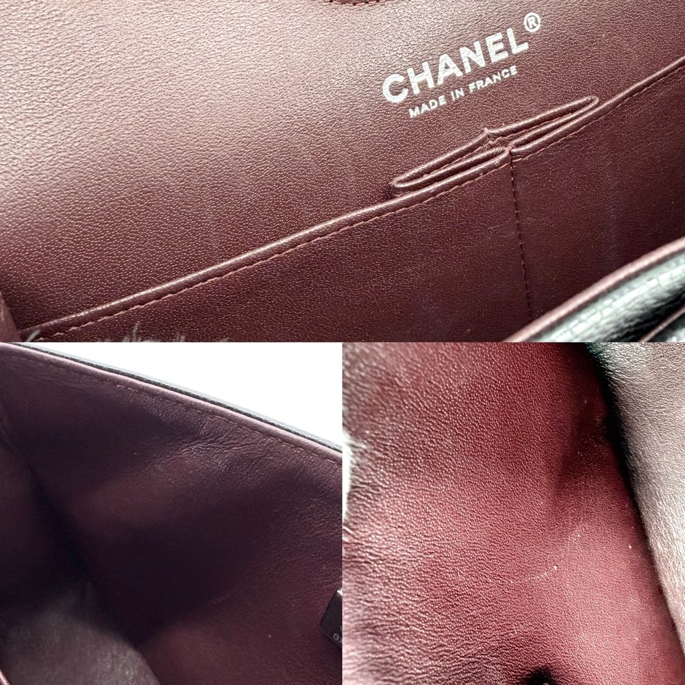 Chanel Shoulder Bag Quilted 23 Double Chain Flap Bag Crossbody CC Logo Turnlock — view 8
