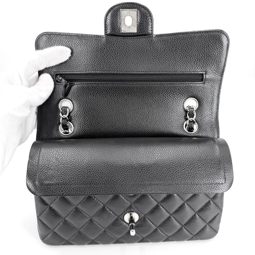 Chanel Shoulder Bag Quilted 23 Double Chain Flap Bag Crossbody CC Logo Turnlock — view 4